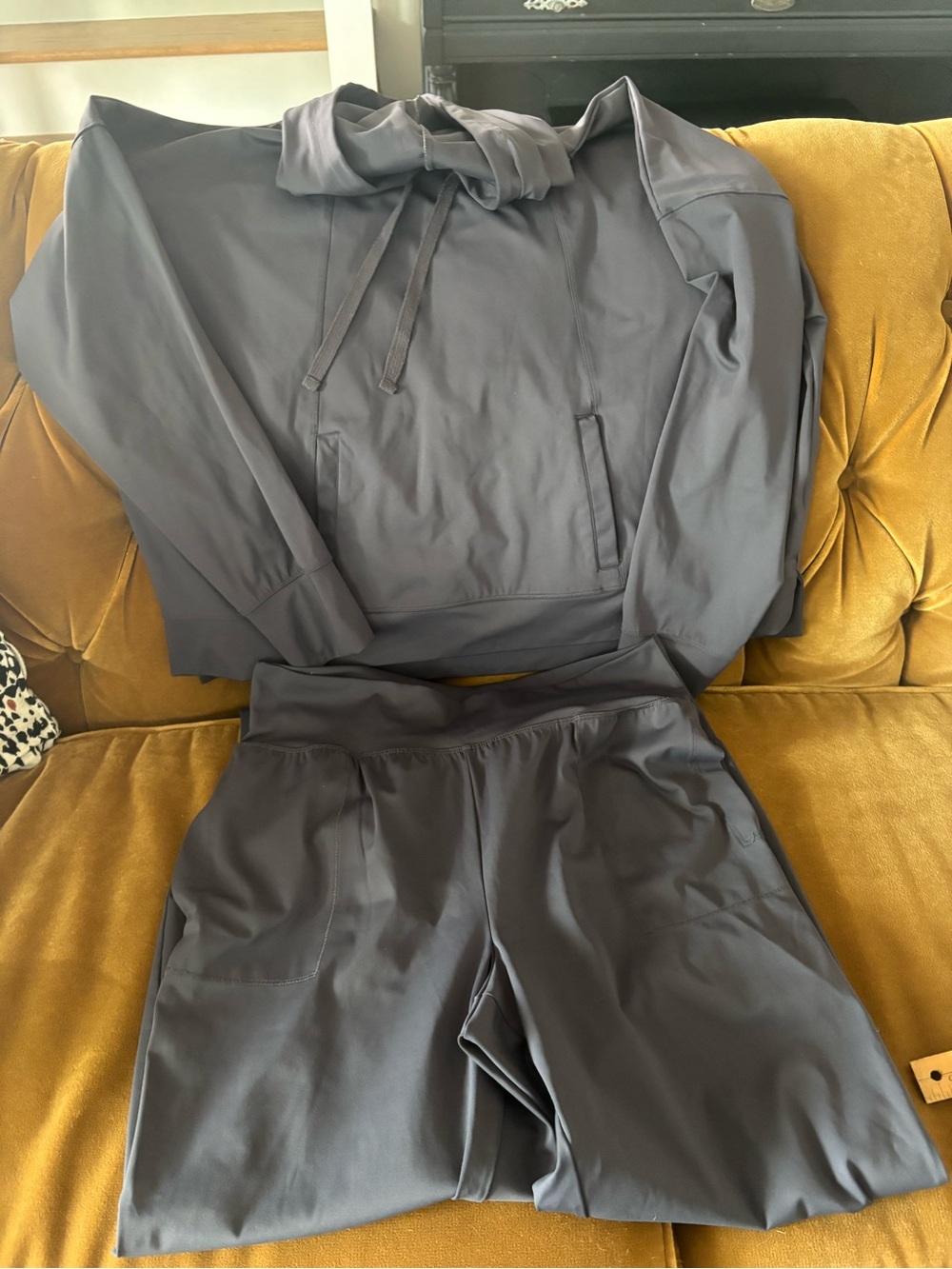 Ideology Charcoal Dark Gray Active Shorts with Interior Tag